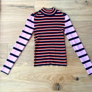 Urban outfitters striped turtleneck